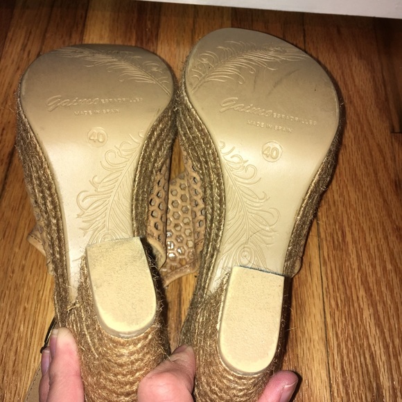 Eric Michael Tan Heel Espadrilles - Picture 6 of 7